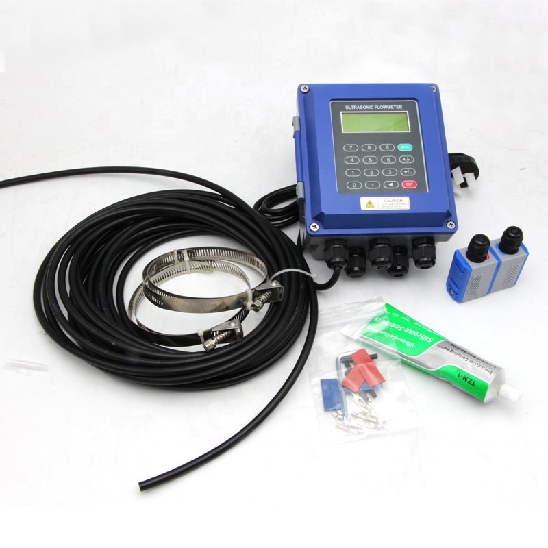 Hot Selling Ultrasonic Intelligent Sensor Gas Mass Flow Meter External Clamp Portable Ultrasonic Flow Meter