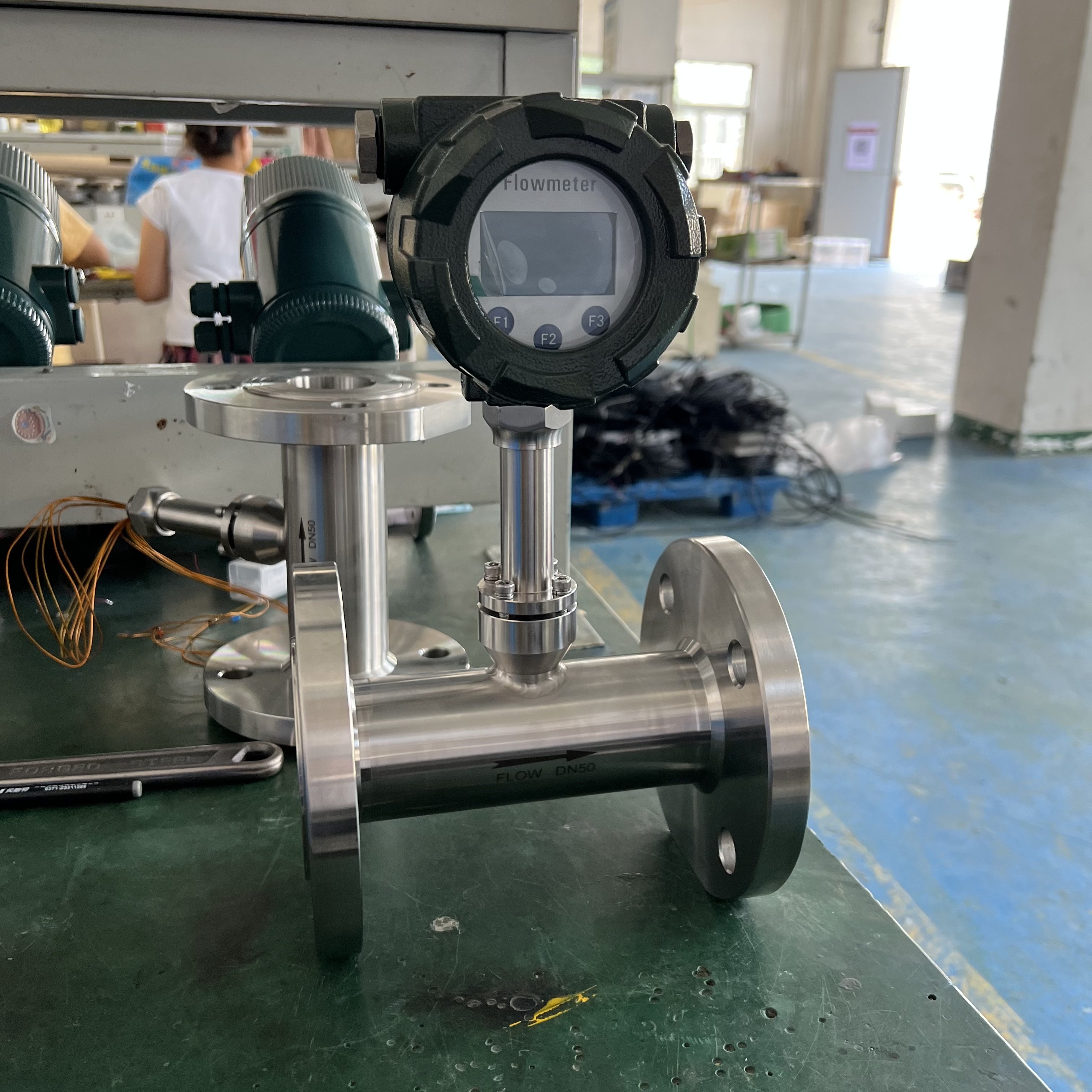 Liquid Turbine Flowmeter DN50 for Diesel Fuel With 4-20mA/RS485 SS304/SS316L Turbine Flowmeter