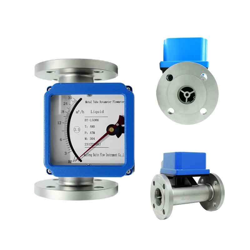 High Quality Pointer Display Rotameter Variable Area Flow Meter Liquid Gas Metal Tube Rotameter Flowmeter