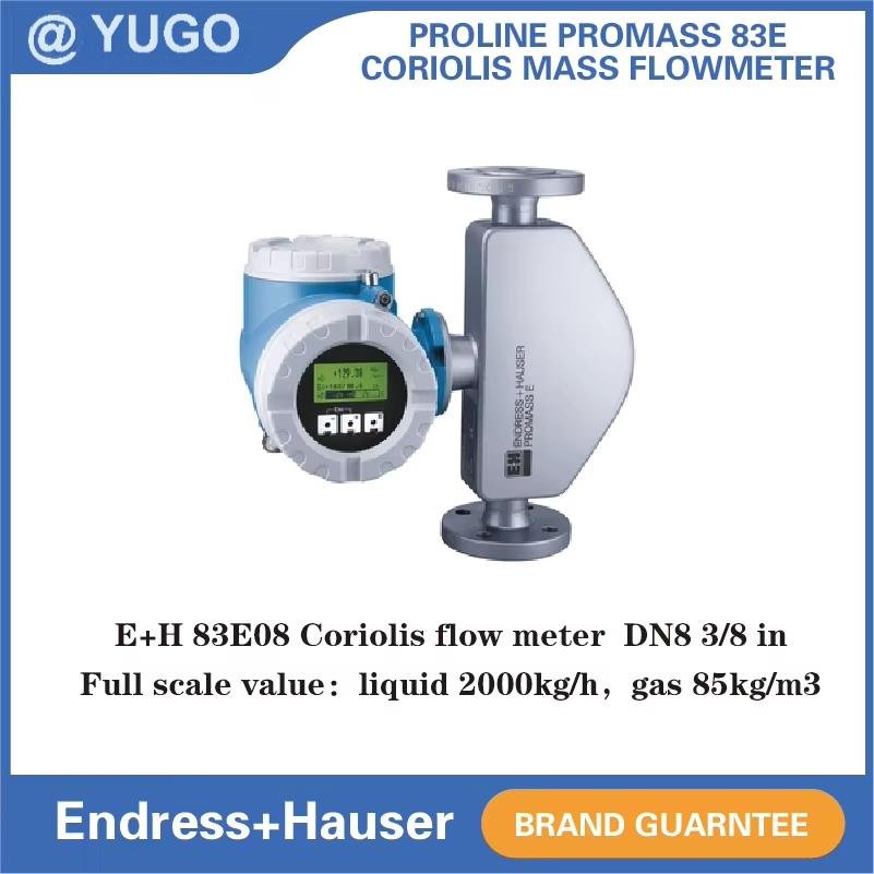 OEM Endress+Hauser 80E15 83E15 High Precision Coriolis Mass Flowmeter for Liquid Gas Slurry High Viscosity Fluid and so on