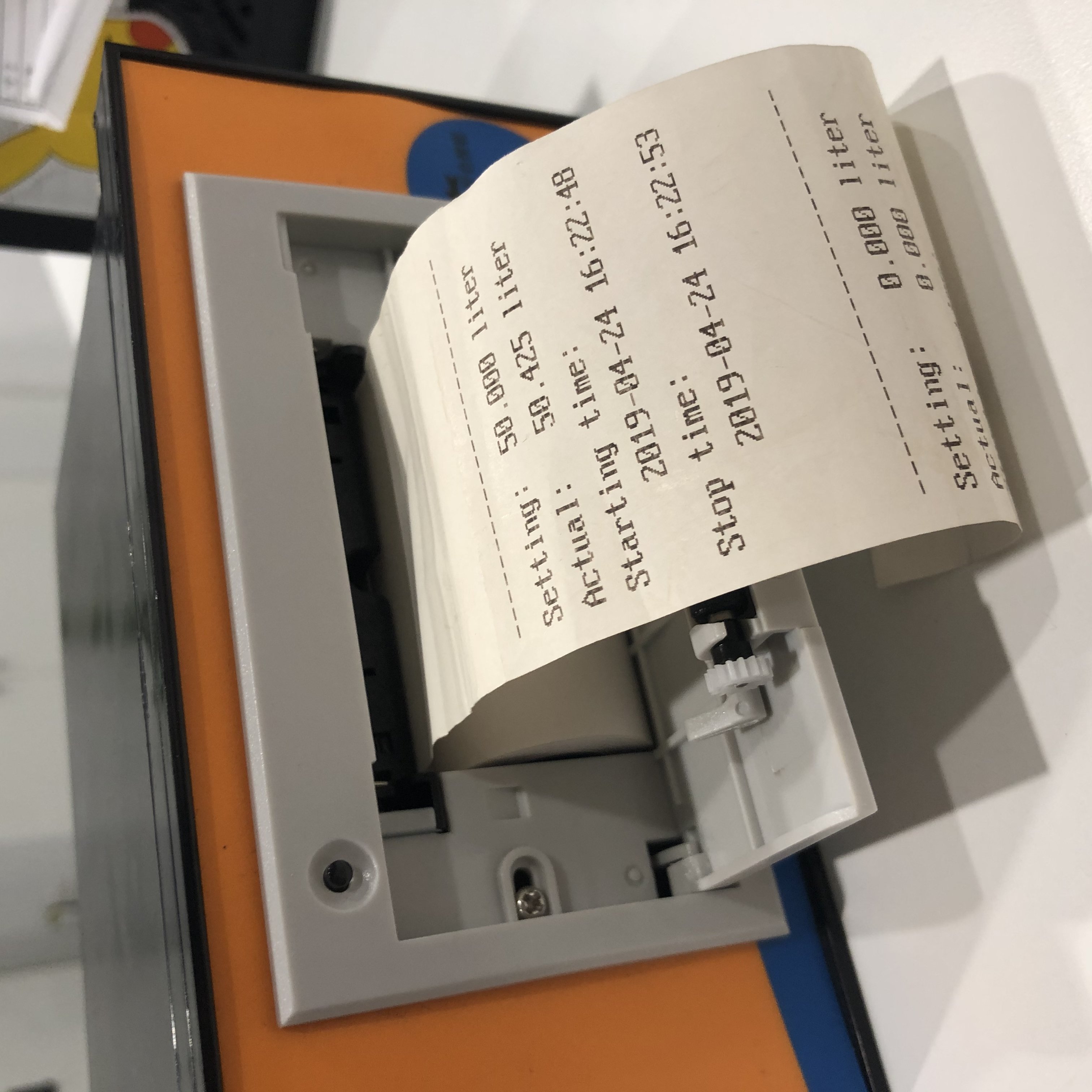 Intelligent Flow Totalizer Input Pulse/Current Signal, with RS232 Printing Function Flow Integrator Printed Bill