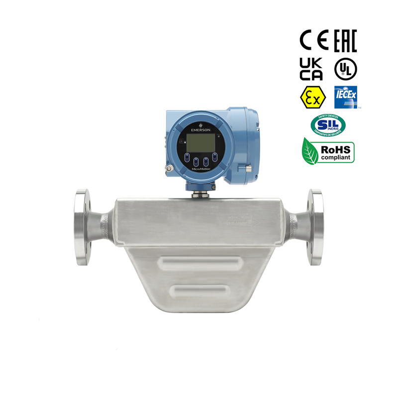 100% New Original Emerson R-Series Coriolis Flow and Density Meter, High-precision Digital Smart R050S DN15 DN50 Mass Flow Meter