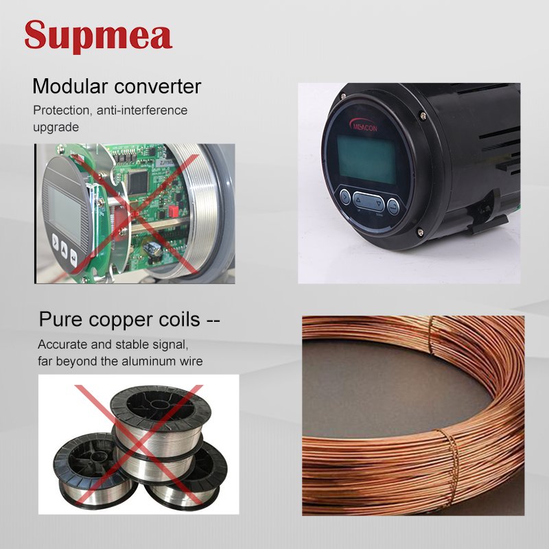 Supmea Supplier Liquid Sewage Water Industrial Electro Magnetic Flow Meter Digital Flowmeter