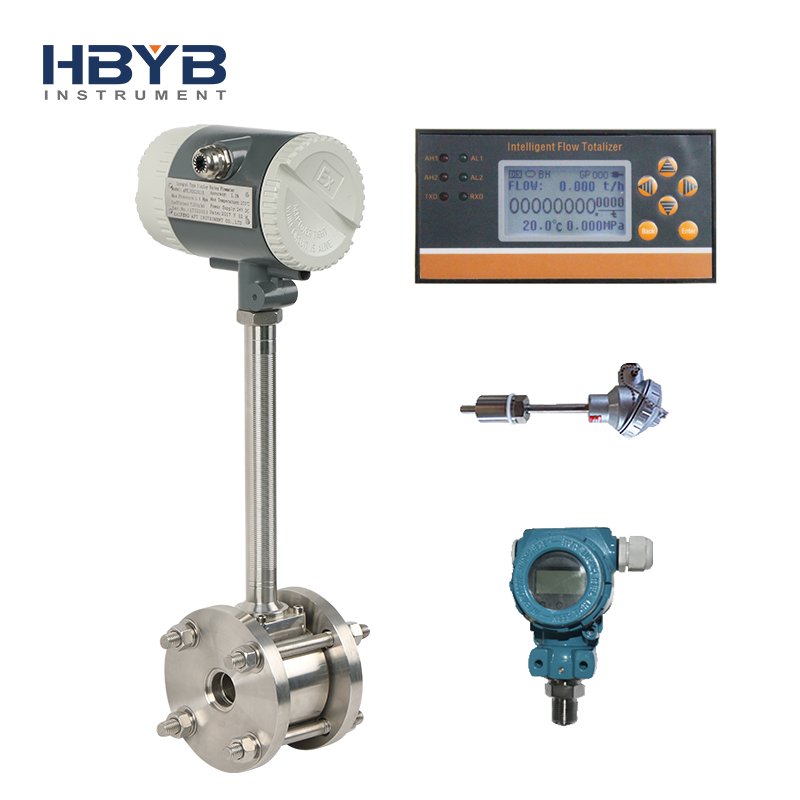 Bunker Oil Swirl Cryogenic vortex Flow Meter Ammonia High Temperature Gas vortex Flow Meter