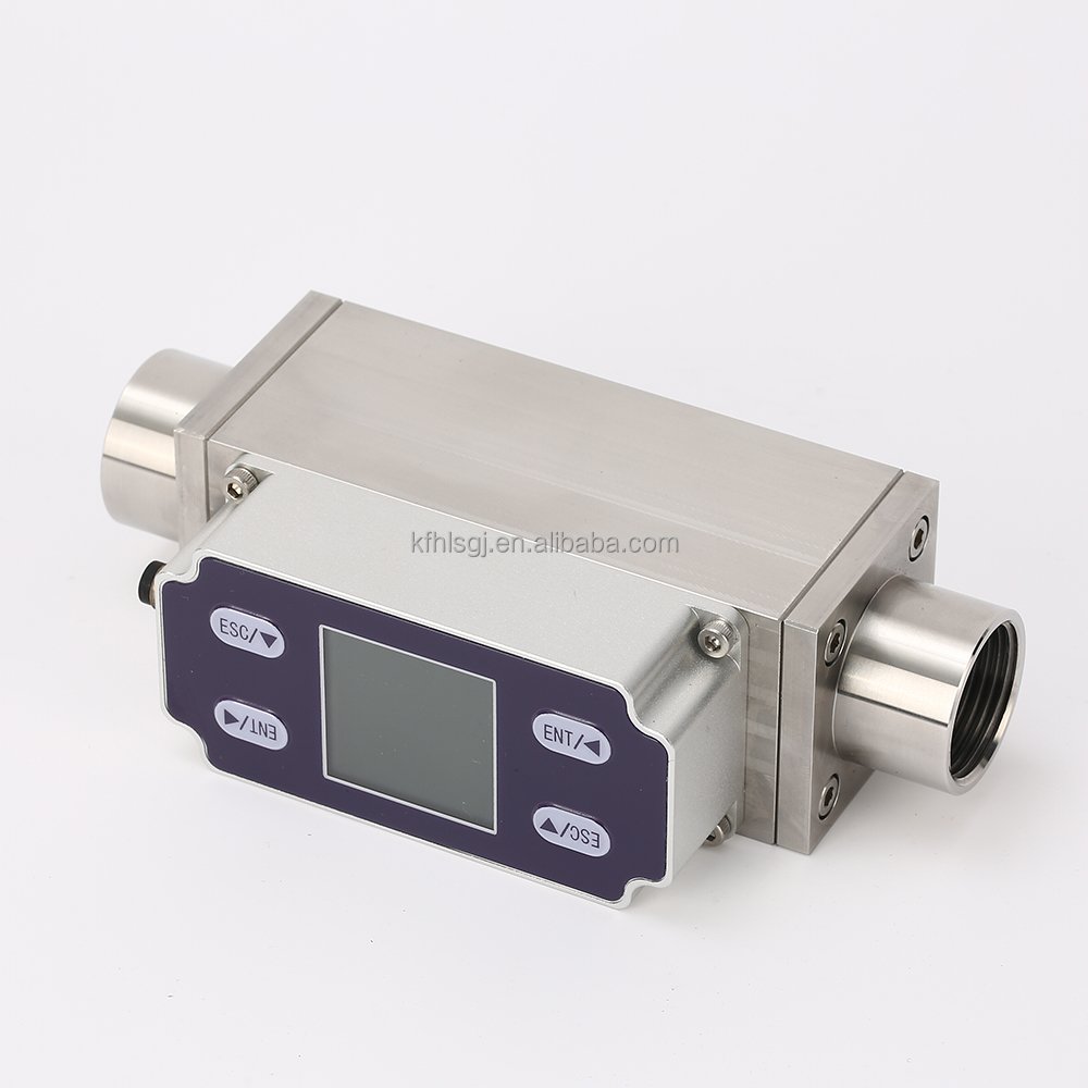 High Clear Gas Flow Meter 10-1000ML/min Methane Nitrogen Oxygen Digital Flowmeter Micro Thermal Gas Flow Meter