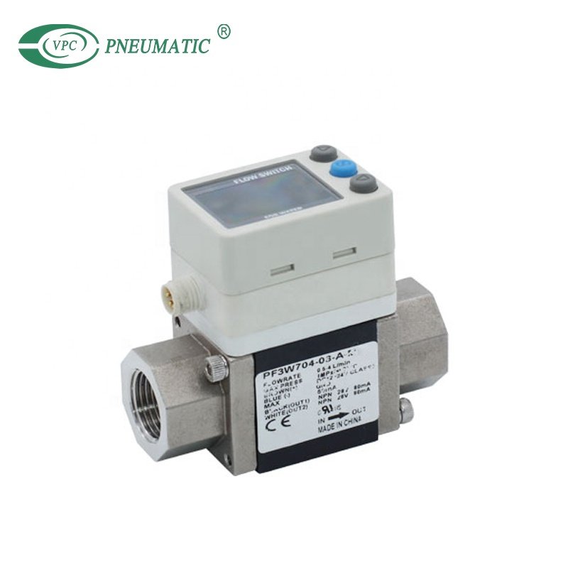 PF2A Digital Air Flow Meter SMC Type 2-Color Display Integrated Digital Flow Switch