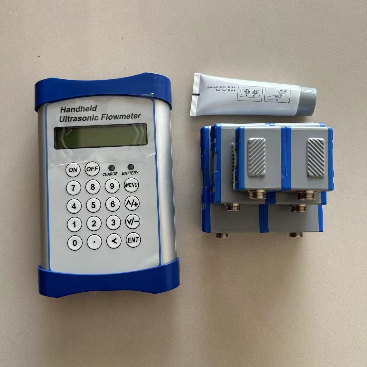 Clamp-on Transducer DN20~3000 Liquid Handheld Ultrasonic Flow Meter