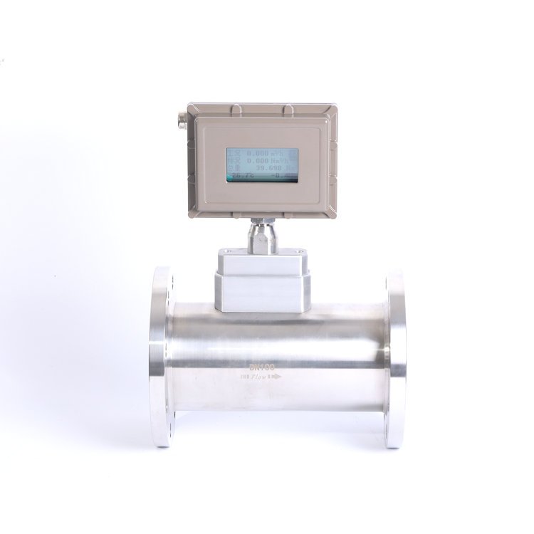 Factory Custom Flanged LCD Digital Display Smart Gas Turbine Flow Meter for Industrial Air and Natural Gas
