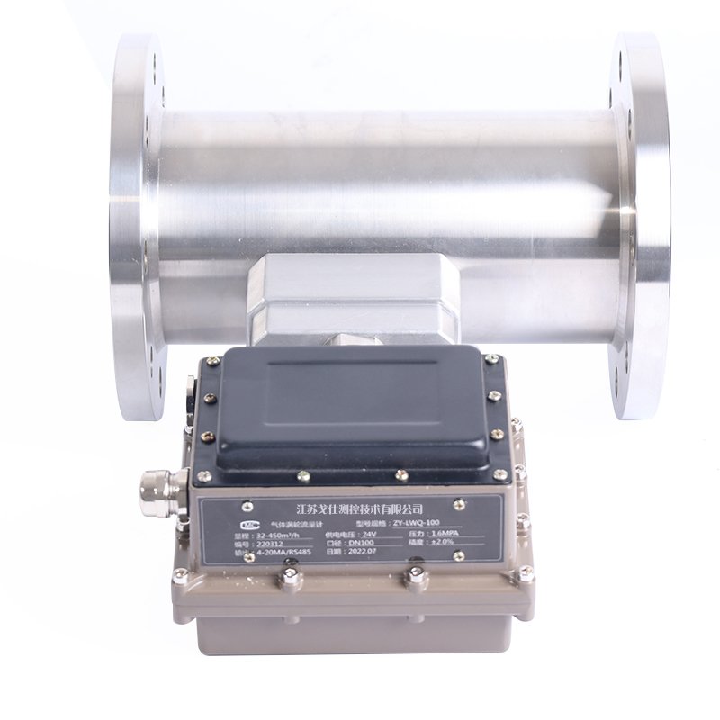 Factory Custom Flanged LCD Digital Display Smart Gas Turbine Flow Meter for Industrial Air and Natural Gas