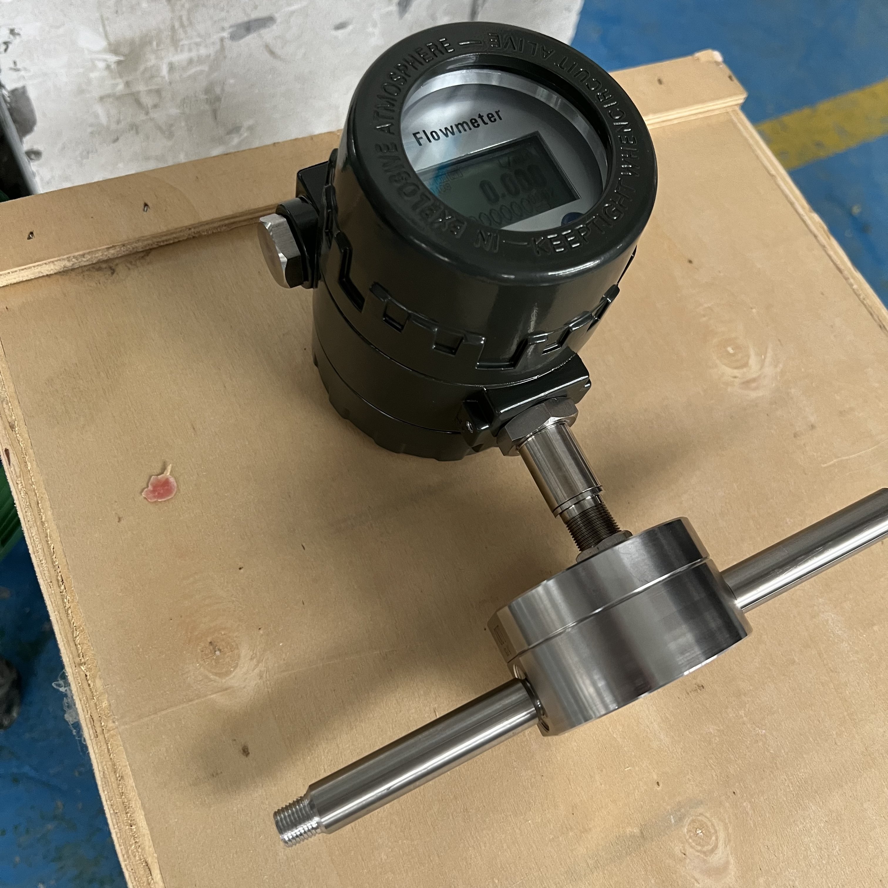 LCD Display RS485 4-20mA Output Oil Micro Gear Flow Meter