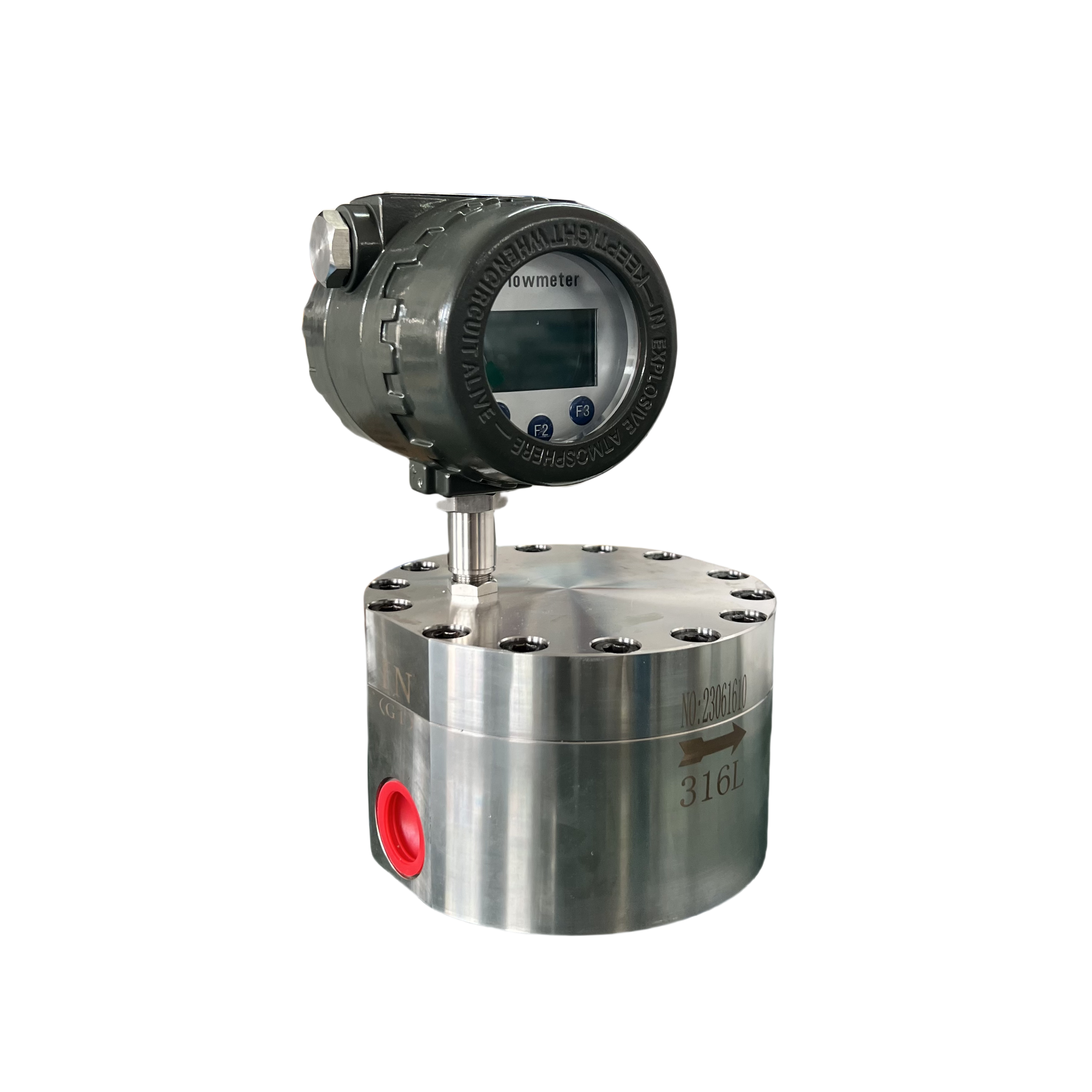 LCD Display RS485 4-20mA Output Oil Micro Gear Flow Meter