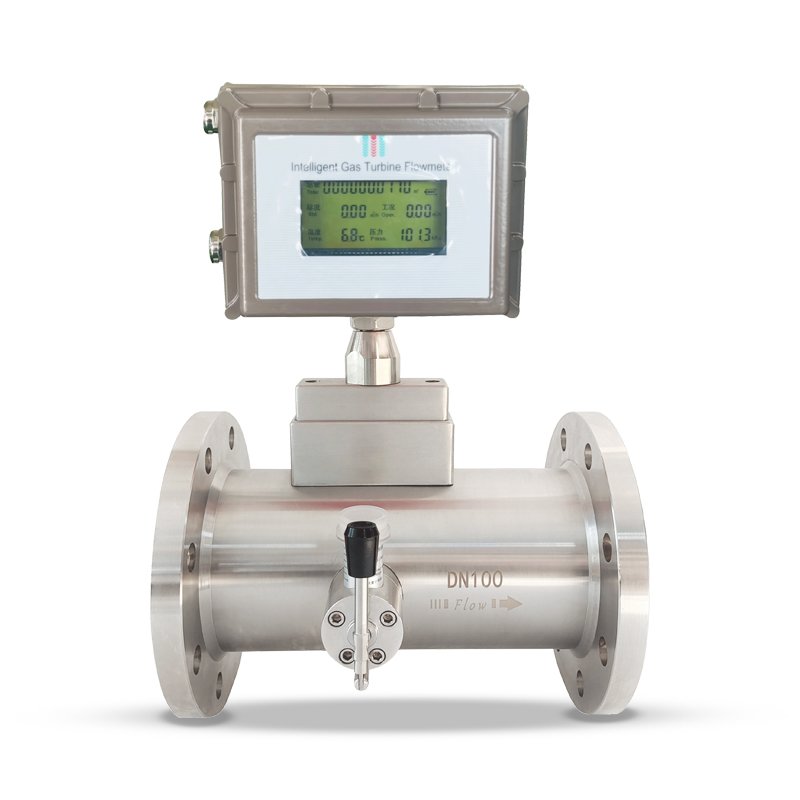 Aluminium Body Methane Coal Gas Flow Meter Turbine Gas Flow Meter