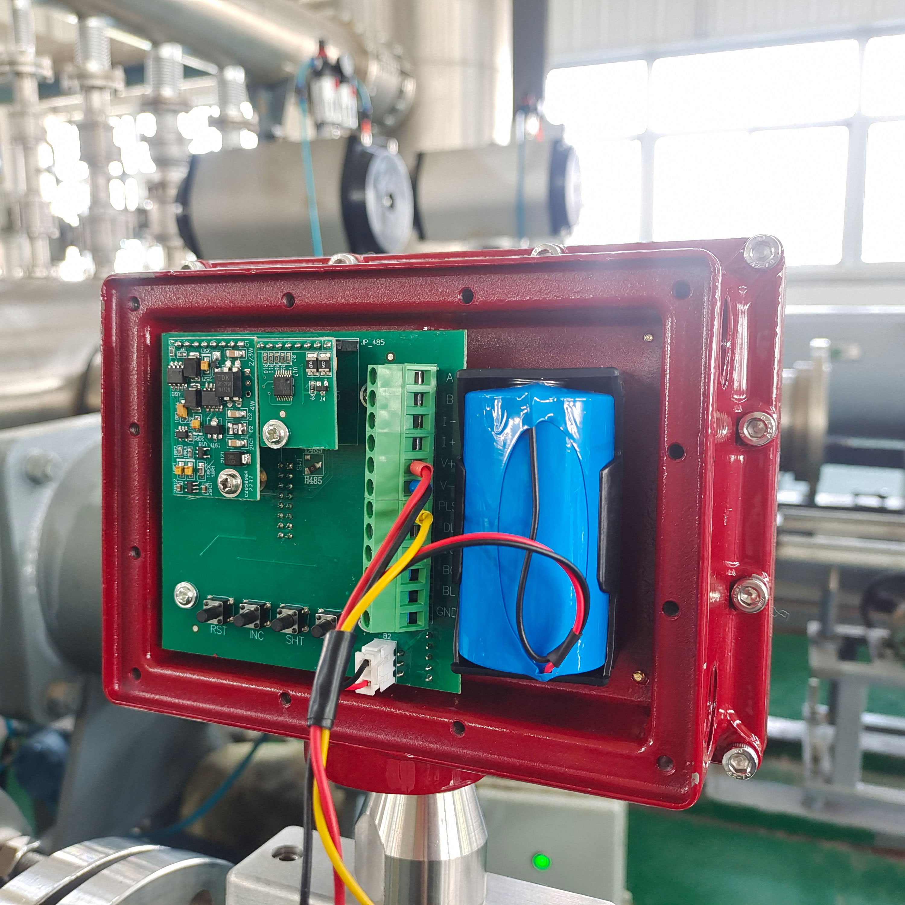 Aluminium Body Methane Coal Gas Flow Meter Turbine Gas Flow Meter