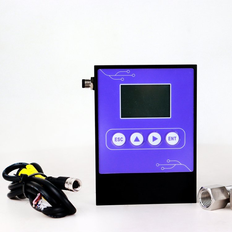 Micro Thermal Gas Mass Flow Meter With RS485 MODBUS High Precision Gas Mass Flow Meter Gas Mass Flow Regulator