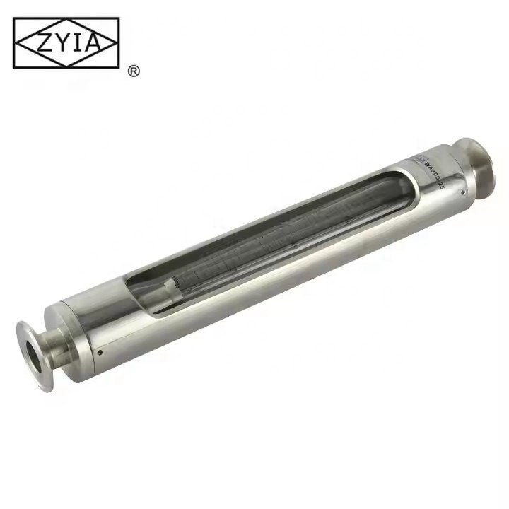 Low Cost Stainless Steel Glass Tube Clamp on Water Flow Meter /chemical Salt Water Flow Meter