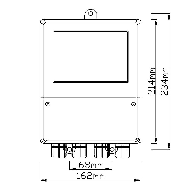 Wall-mounted Ultrasonic Flowmeter for Water Conservancy