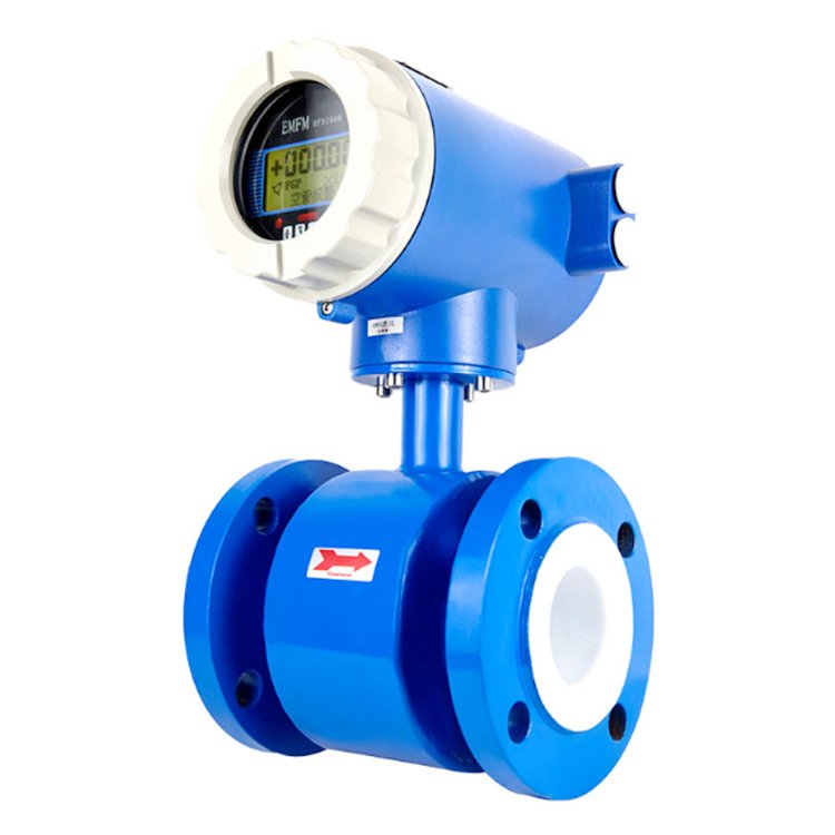 Electromagnetic Flow Meter 0.2% Battery Supply Emf Magnetic Flowmeter with RS485