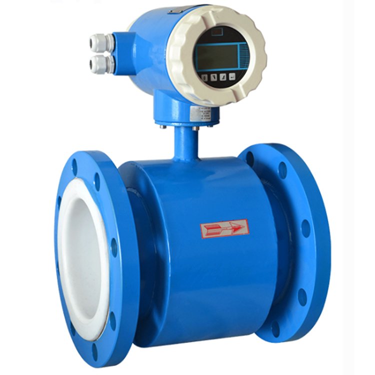 Electromagnetic Flow Meter 0.2% Battery Supply Emf Magnetic Flowmeter with RS485