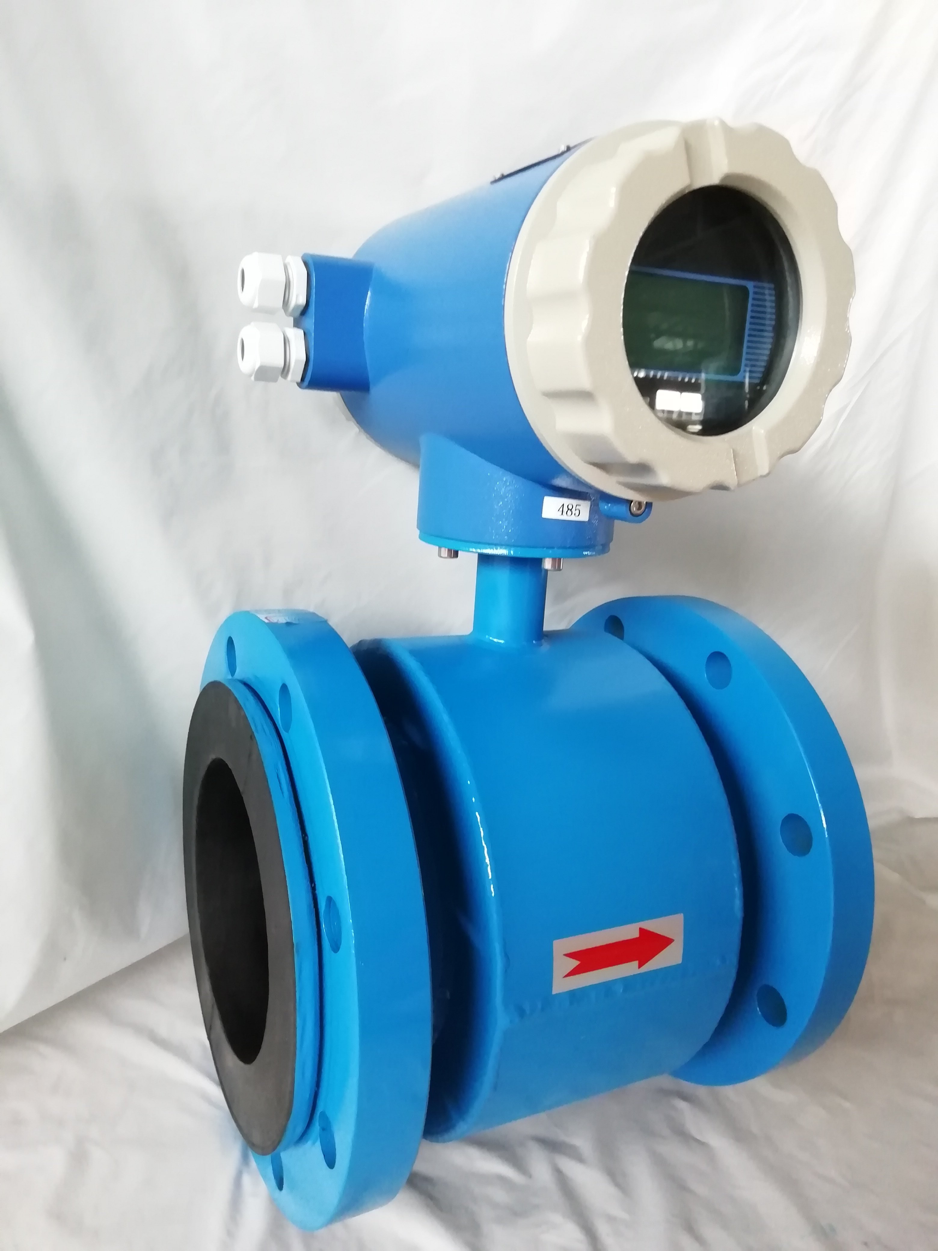 Electromagnetic Flow Meter 0.2% Battery Supply Emf Magnetic Flowmeter with RS485