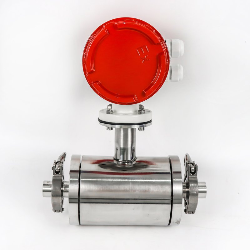 Factory Direct Sales Hot Waste Water Electromagnetic Flow Meter Sewage Chemical Magnetic Flowmeter