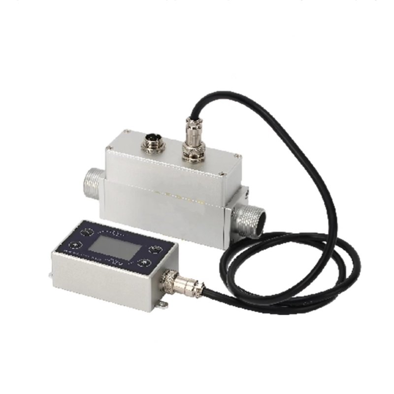 Customizable Stainless Steel Thermal Gas Mass Flow Meters for Water Oil Liquid Air Medium Measurement with LCD Display