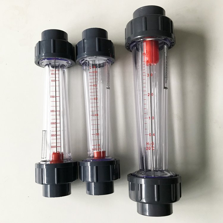 High Quality Shllj Water Flow Meter Rotameter Lmz-15 Panel Type Water Flow Meter
