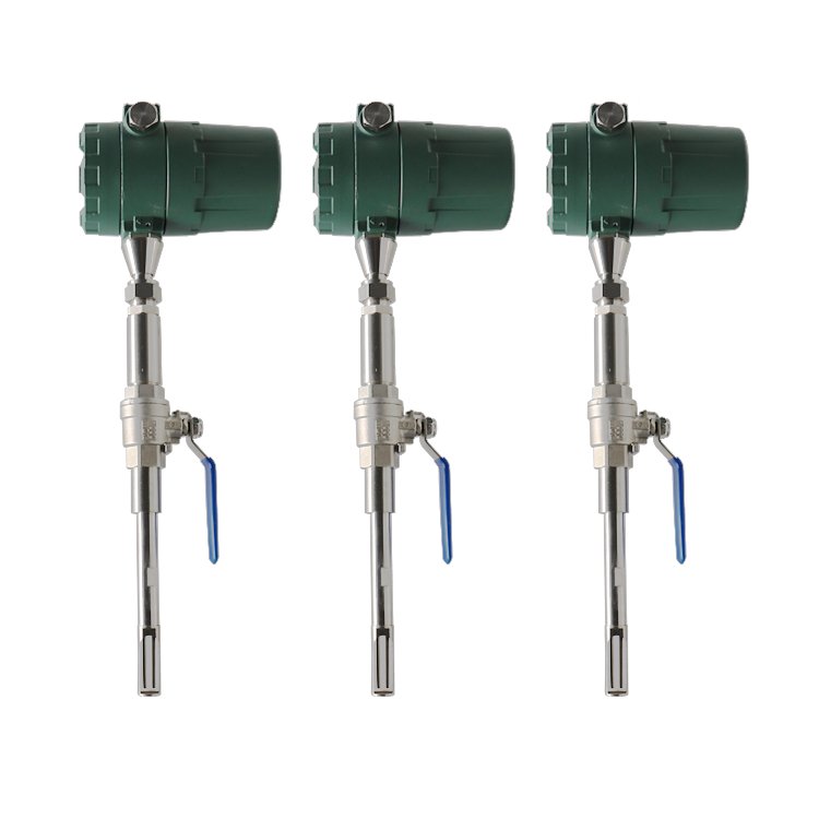 Compressed air Natural Gas Oxygen Nitrogen Mass Flow Meter 4-20mA Thermal Gas Mass Flowmeter