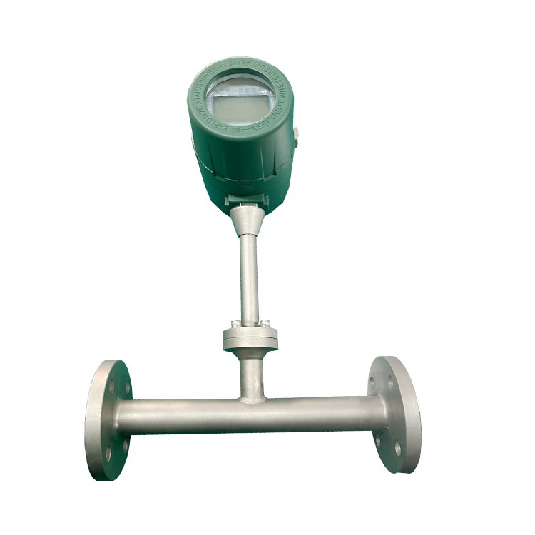 Compressed air Natural Gas Oxygen Nitrogen Mass Flow Meter 4-20mA Thermal Gas Mass Flowmeter