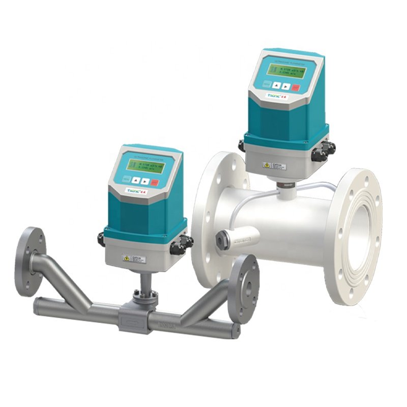 20 mm Clamp on Portable Liquid High Precision Portable Hand Held Portable Water Gas Flowmeter Doppler Ultrasonic Flow Meter