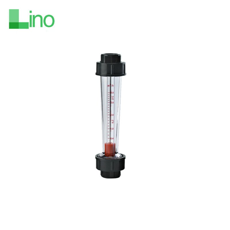 LIno LZS -15d Plastic Tube Glue Thread Flange Connection Rotameter Flowmeter 16-60 L/h