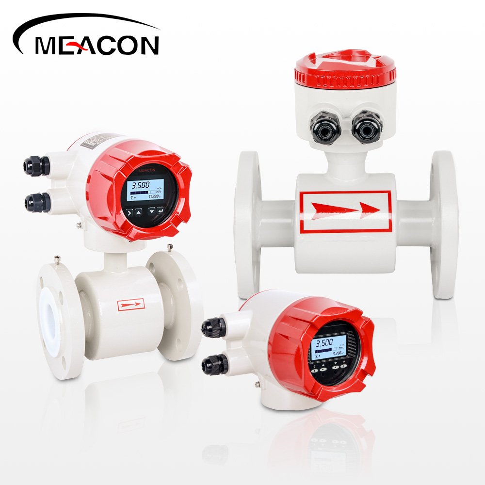 High Quality Stainless Steel Inline Flow Meter High-Pressure Electromagnetic Water/Oil/Liquid Measurement OEM LCD Fluid Meter