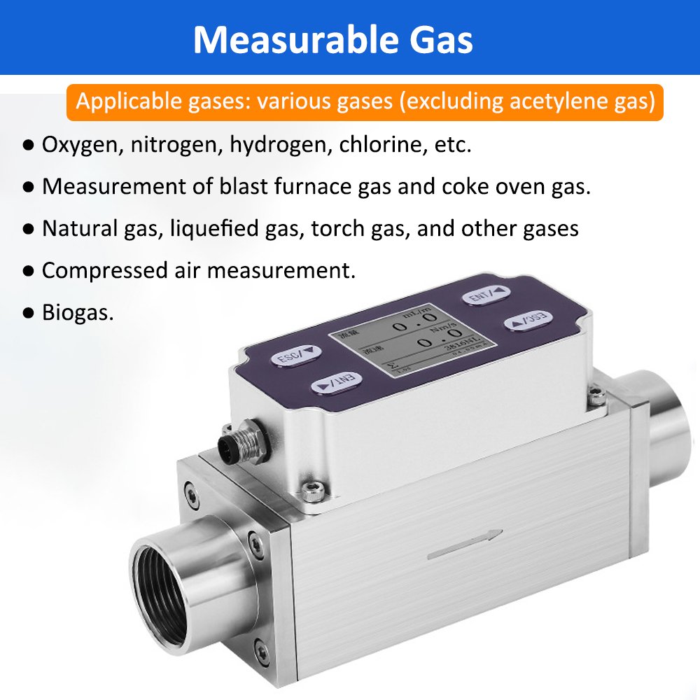 CX-WGFM-15-4/R-D-ST 50 Ml/min N2 Helium Chlorine Sulfur Dioxide Exhaust Gas Flow Meter