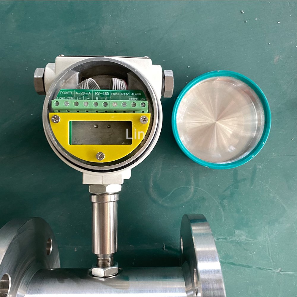 RS485 Led Display Digital Flowmeter Serize 1 Inch 3inch diesel and Gasoline Propane Gas Turbine Flow Meter