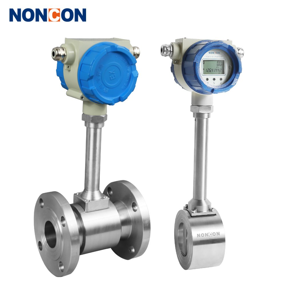 High Accuracy 4-20mA Stream vortex Flow Meter Compressed air Flowmeter for Helium