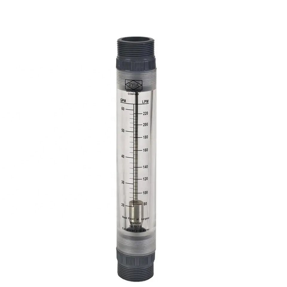 ZYIA Portable Acrylic Stainless Nitrogen Gas Medical air Flowmeter Rotameter