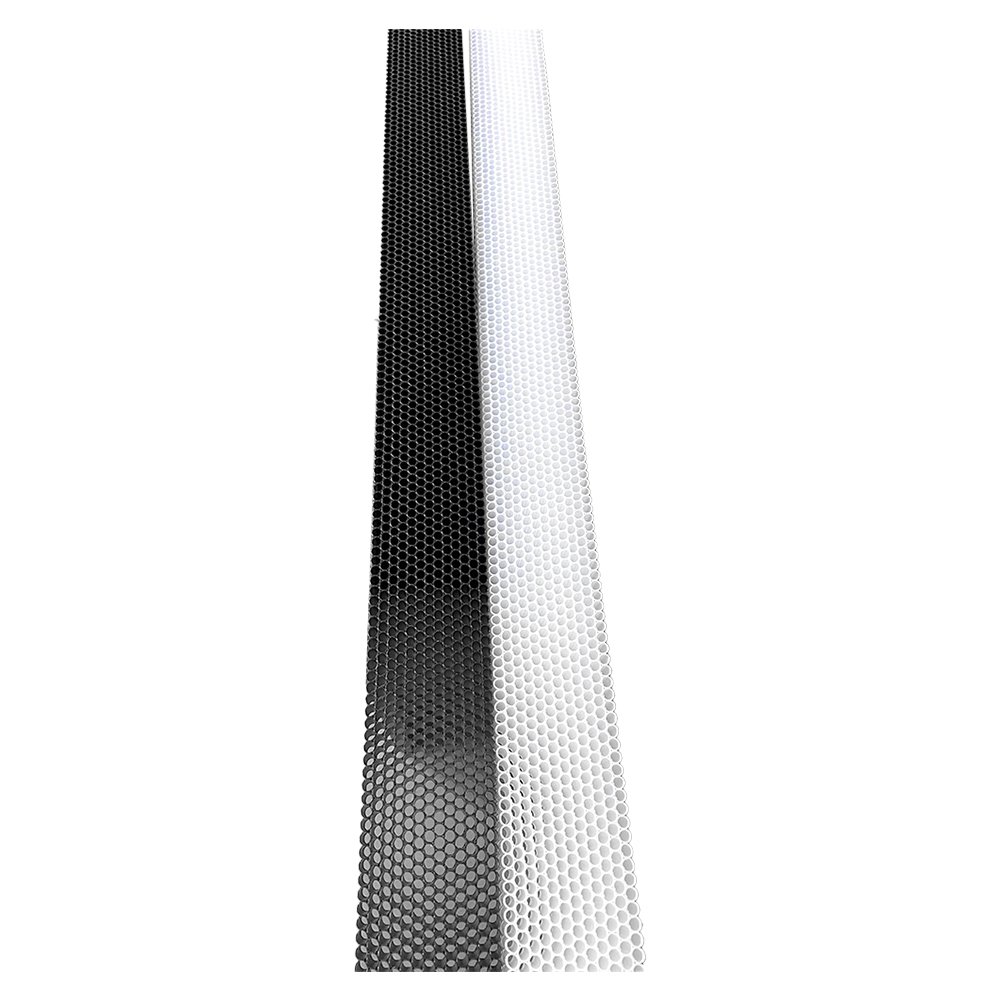 Supermarket Lightweight High Strength 6mm Outlet Aperture Air Curtain Cabinet 40/20mm Thick PP Honeycomb Strips Plastic Panels