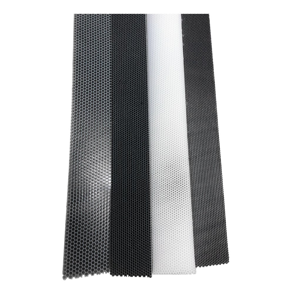 Supermarket Lightweight High Strength 6mm Outlet Aperture Air Curtain Cabinet 40/20mm Thick PP Honeycomb Strips Plastic Panels