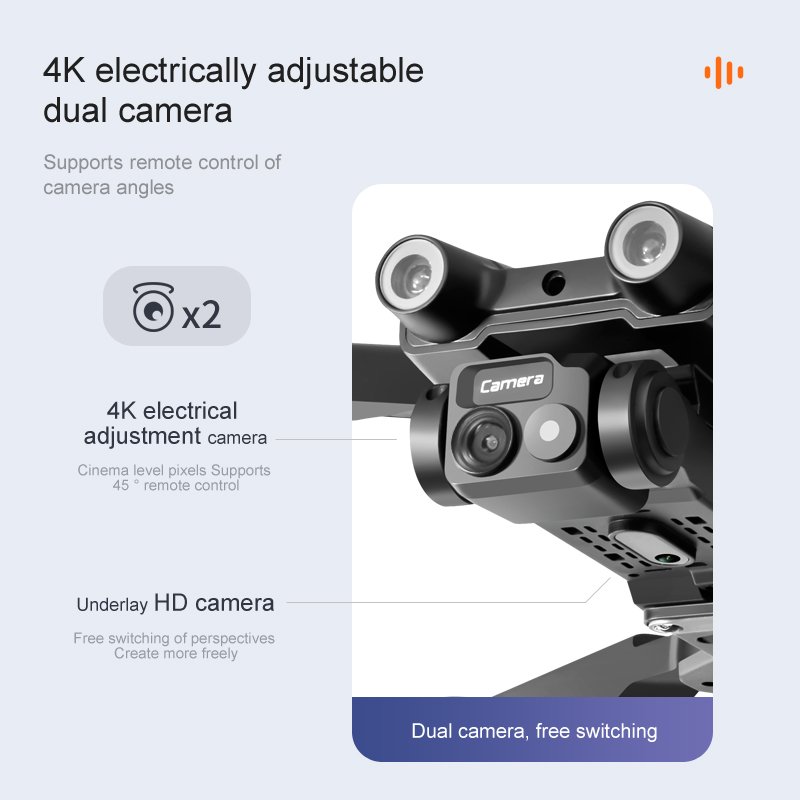 RG500 Max Drone With Hd 4k Dual Camera Optical Flow Foldable Wifi Fpv Brushless Motor Drone Profesional Quadcopter Toy