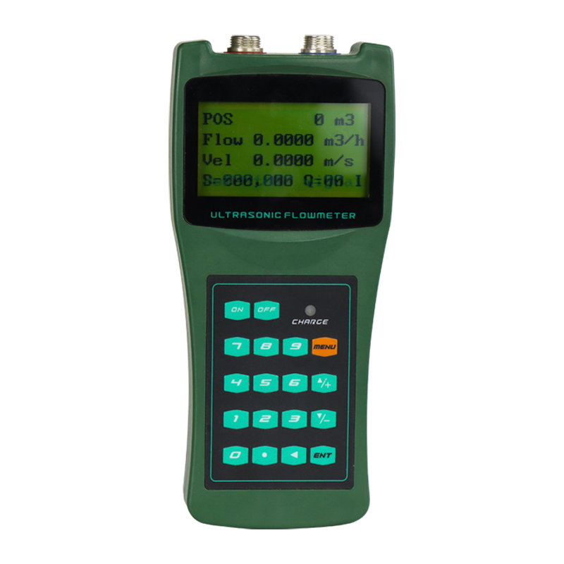 Clamp-on Water Pipe air Conditioning Water Battery Powered Handheld Ultrasonic Flowmeter