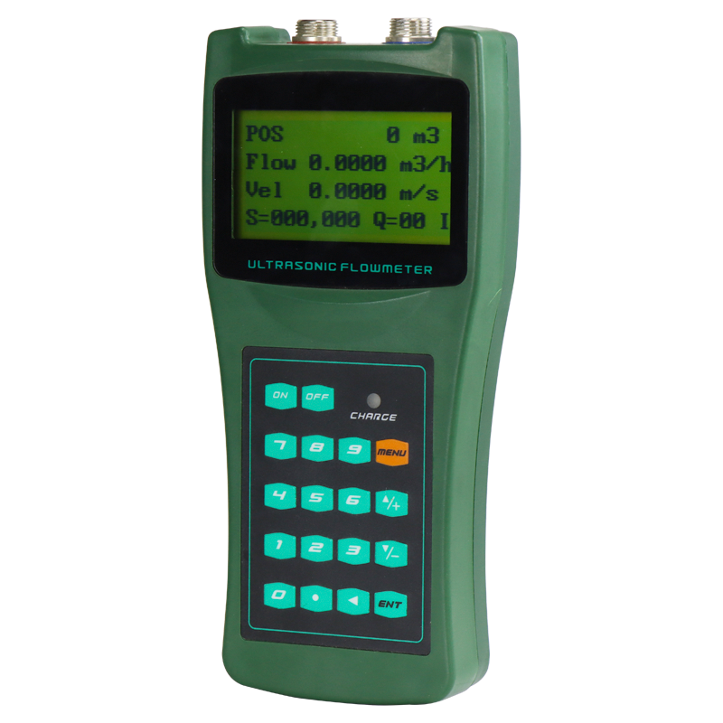 Clamp-on Water Pipe air Conditioning Water Battery Powered Handheld Ultrasonic Flowmeter