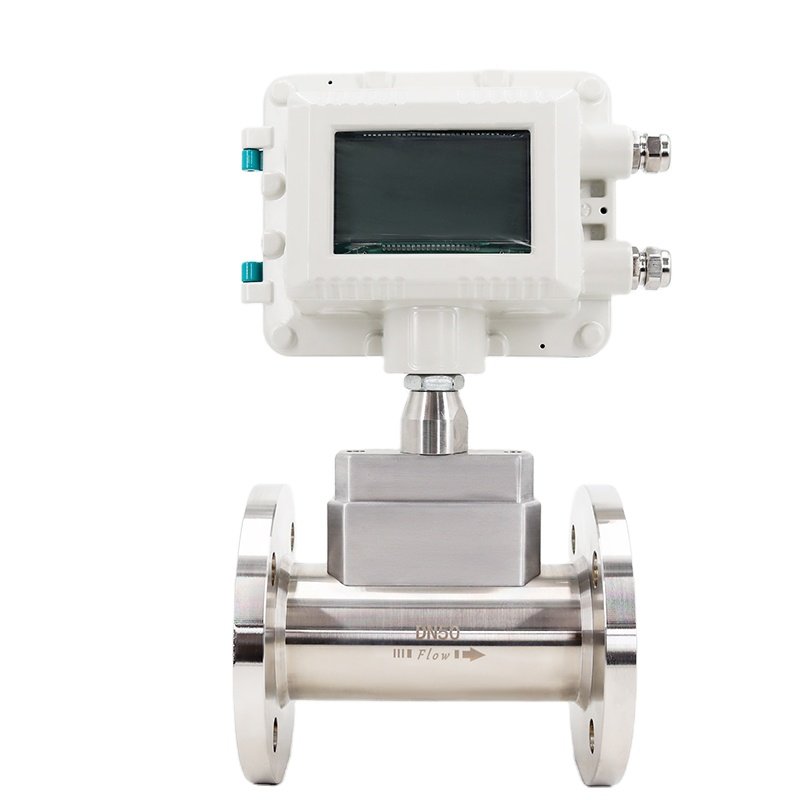 Factory Wholesale High Accuracy 4-20ma Output Stainless Steel Air Lpg Natural Gas Turbine Flow Meter