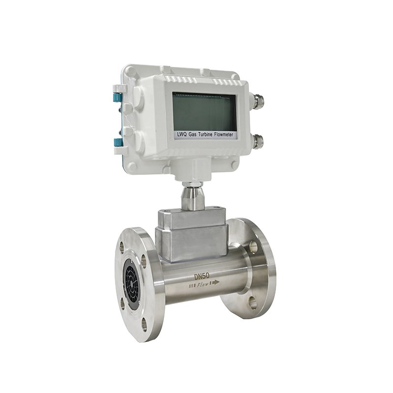 Factory Wholesale High Accuracy 4-20ma Output Stainless Steel Air Lpg Natural Gas Turbine Flow Meter