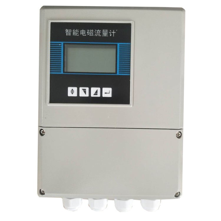 6 Inch Dn150 4-20mA Digital Remote Flange Type Water Flow Meter Conductive Liquid Magnetic Flowmeter for Sale