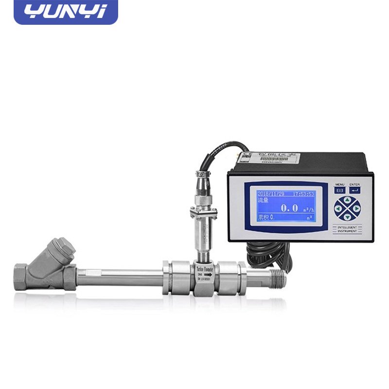 Yunyi High Temperature Turbine Flow Mwter Alcohol Flowmeter Liquid Price Inline Pipe Type Turbine Flow Meter for Liquid