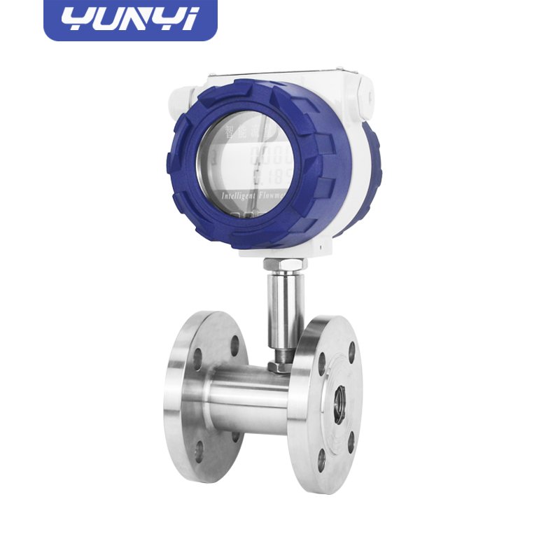 Yunyi High Temperature Turbine Flow Mwter Alcohol Flowmeter Liquid Price Inline Pipe Type Turbine Flow Meter for Liquid