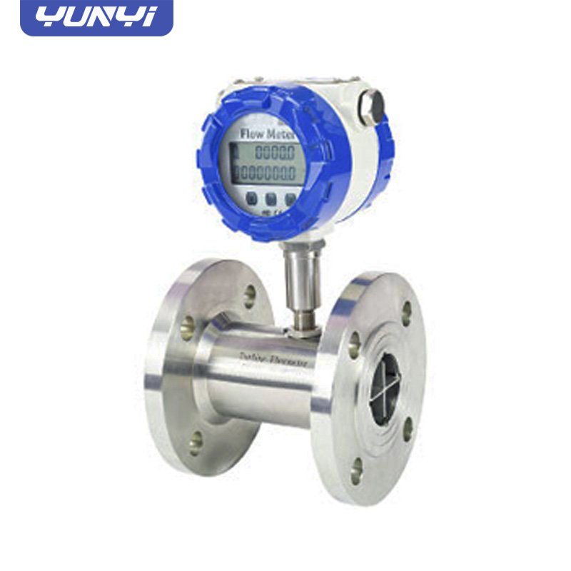 Yunyi High Temperature Turbine Flow Mwter Alcohol Flowmeter Liquid Price Inline Pipe Type Turbine Flow Meter for Liquid