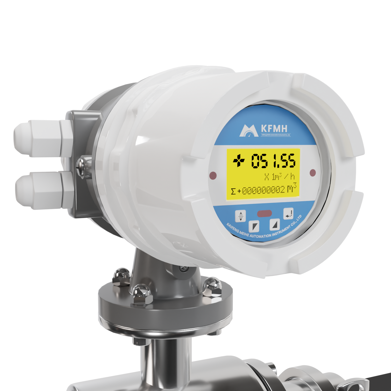 Smart Flowmeter 4inch Water Food Grade Intelligent Modbus RS485 Electromagnetic Flow Meters