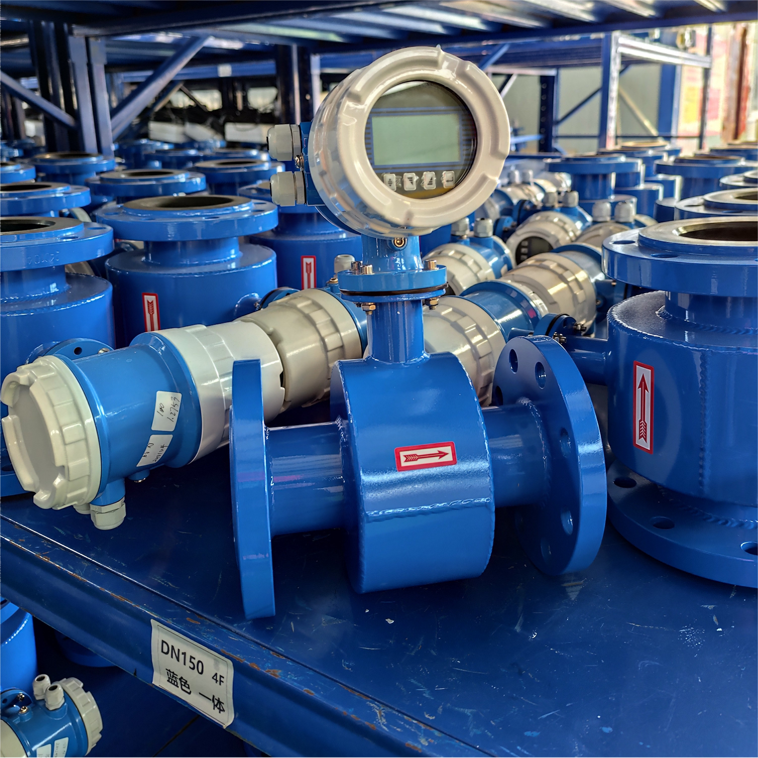 DN50-DN200 Magnetic Electromagnetic Flowmeter Smart Digital Water Flow Meter Data Logger Water Flow Meter Magnetic