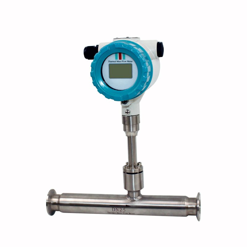 1% Digital Modbus Rs485 Compressed air Co2 Ch4 Butane Thermal Mass Flow Meter Oxygen Digital air Flowmeter