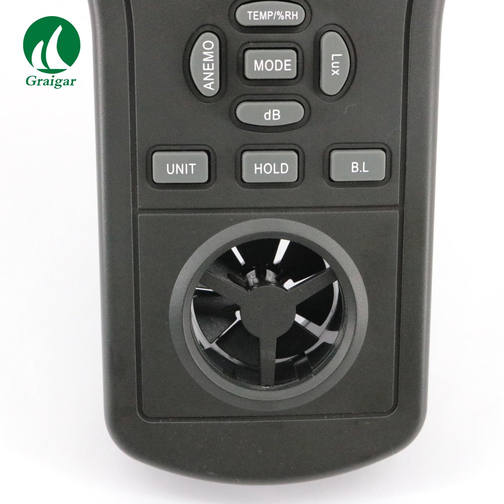 Mastech MS6300 6IN1 Multifunctional Enviroment Meter Humidity and Temperature Meter Sound Level Meter Air Flow Meter